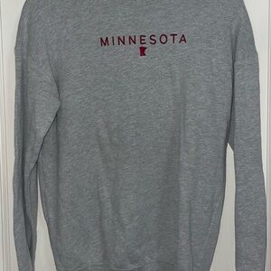 MN GREY CREWNECK SWEATSHIRT